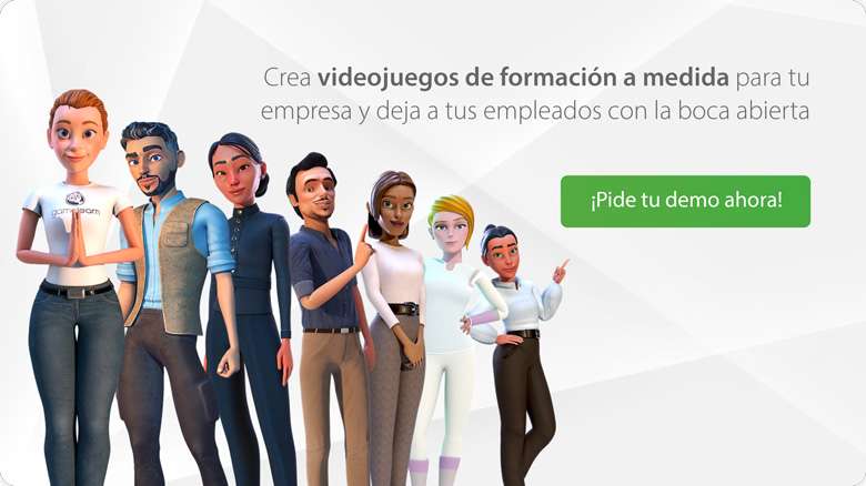 Personajes Gamelearn Editor para empresas